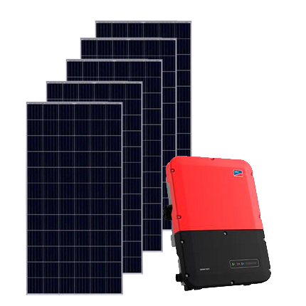Kit de Inversor SMA y 10 paneles solares JA Solar Capacidad 3.0 kW 208-240VAC