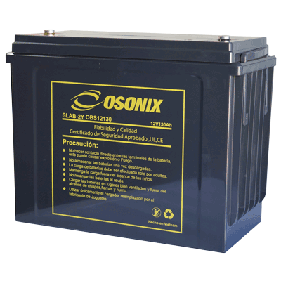 OBS12130 Bateria recargable sellada de plomo acido Osonix VRLA 12V 130Ah