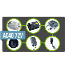 Kit de conversion de Auto Electrico AC40 72V sin Banco de Baterias